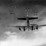 B-17 in formation